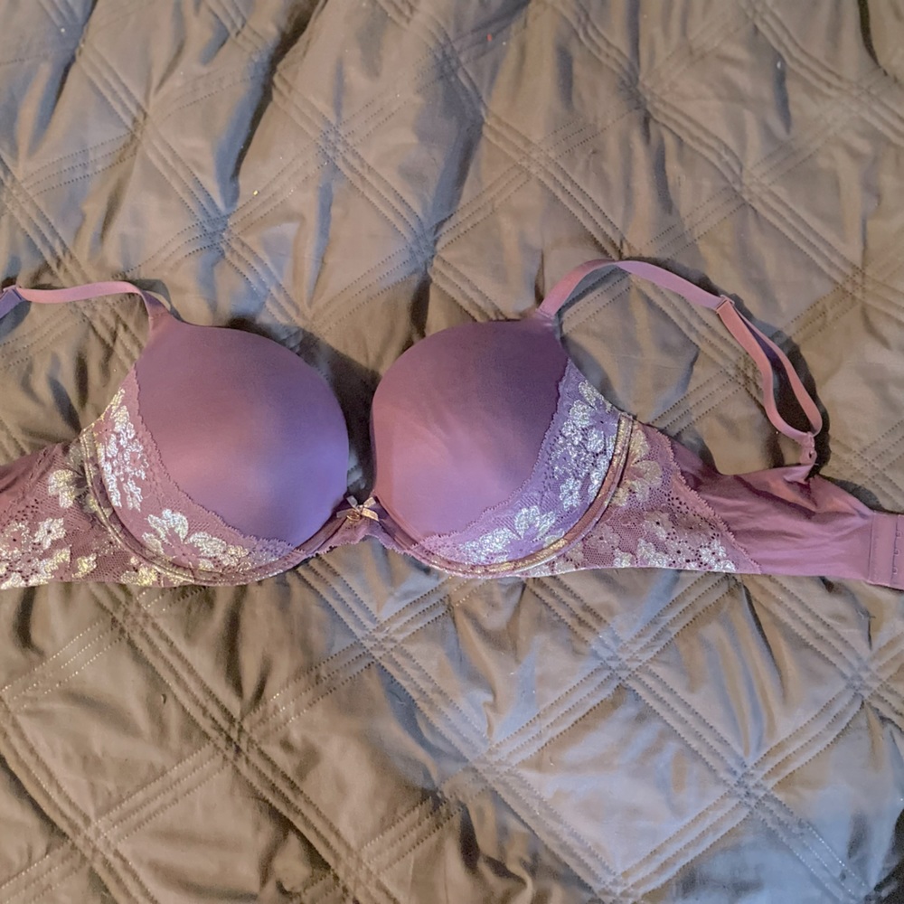 Victorias Secret Purple 36DD Push up Bra